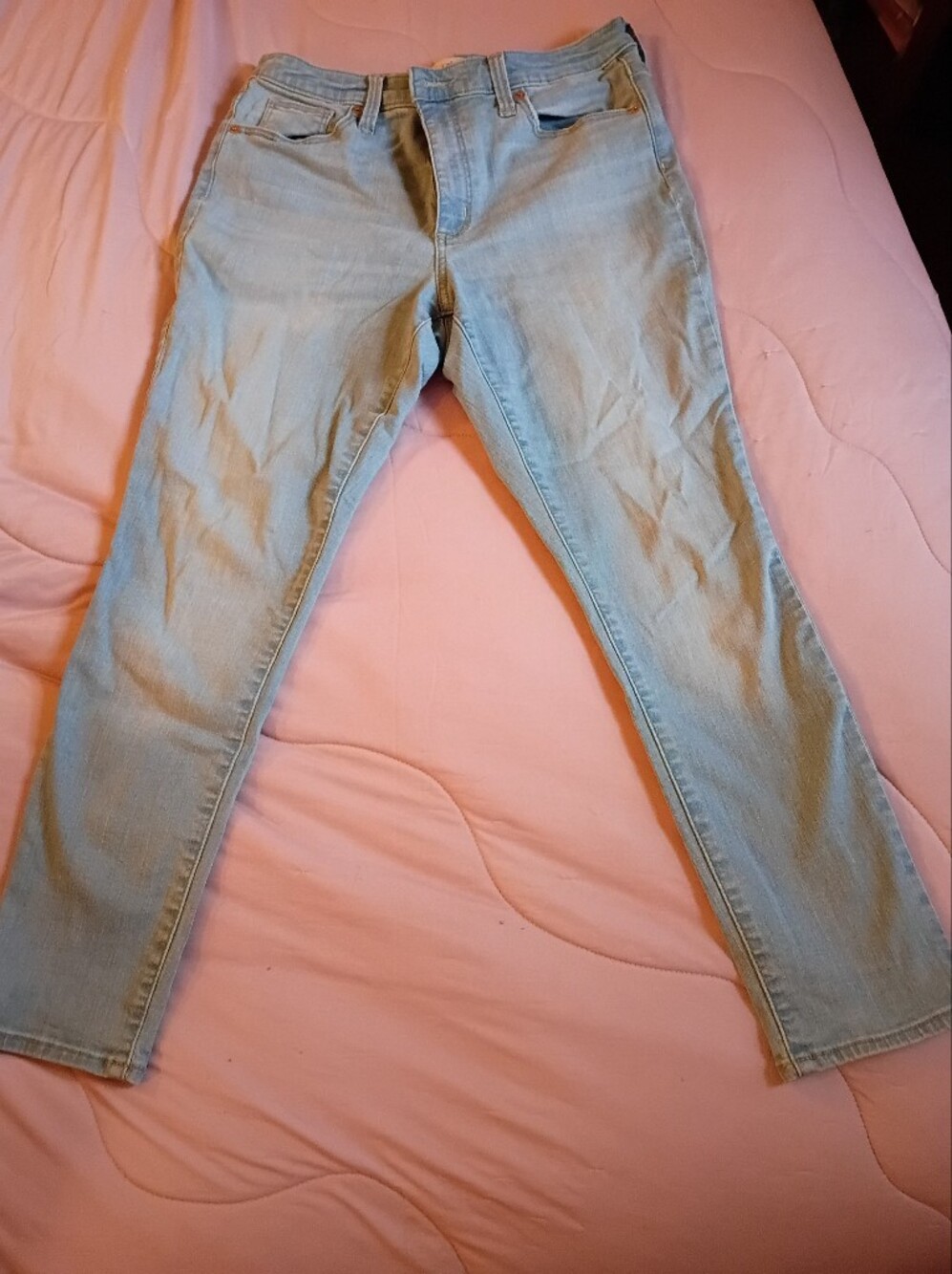 Universal Thread Blue High Rise Skinny Jeans.